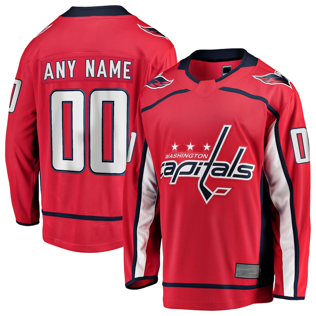 Crovyle Custom W.Capitals Red Home Breakaway Jerseys