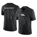 Crovyle D.Broncos #69 Mike McGlinchey Player Black Reflective Limited Stitched Jerseys
