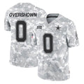 Crovyle D.Cowboys #0 DeMarvion Overshown Player Arctic Camo Salute to Service Limited Home Game Stitched Jerseys
