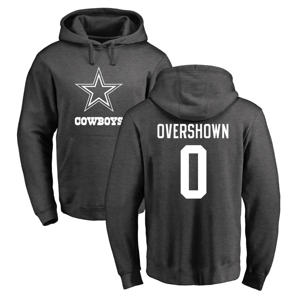 Crovyle D.Cowboys #0 DeMarvion Overshown Player Ash One Color Pullover Hoodie Limited Stitched Jerseys