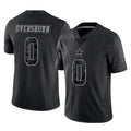 Crovyle D.Cowboys #0 DeMarvion Overshown Player Black Limited Reflective Home Game Stitched Jerseys