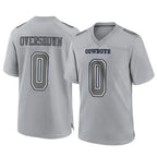 Crovyle D.Cowboys #0 DeMarvion Overshown Player Gray Atmosphere Fashion Home Game Stitched Jerseys