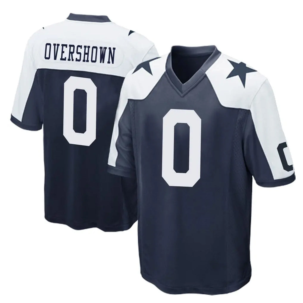 Crovyle D.Cowboys #0 DeMarvion Overshown Player Navy-White Alternate Home Game Stitched Jerseys