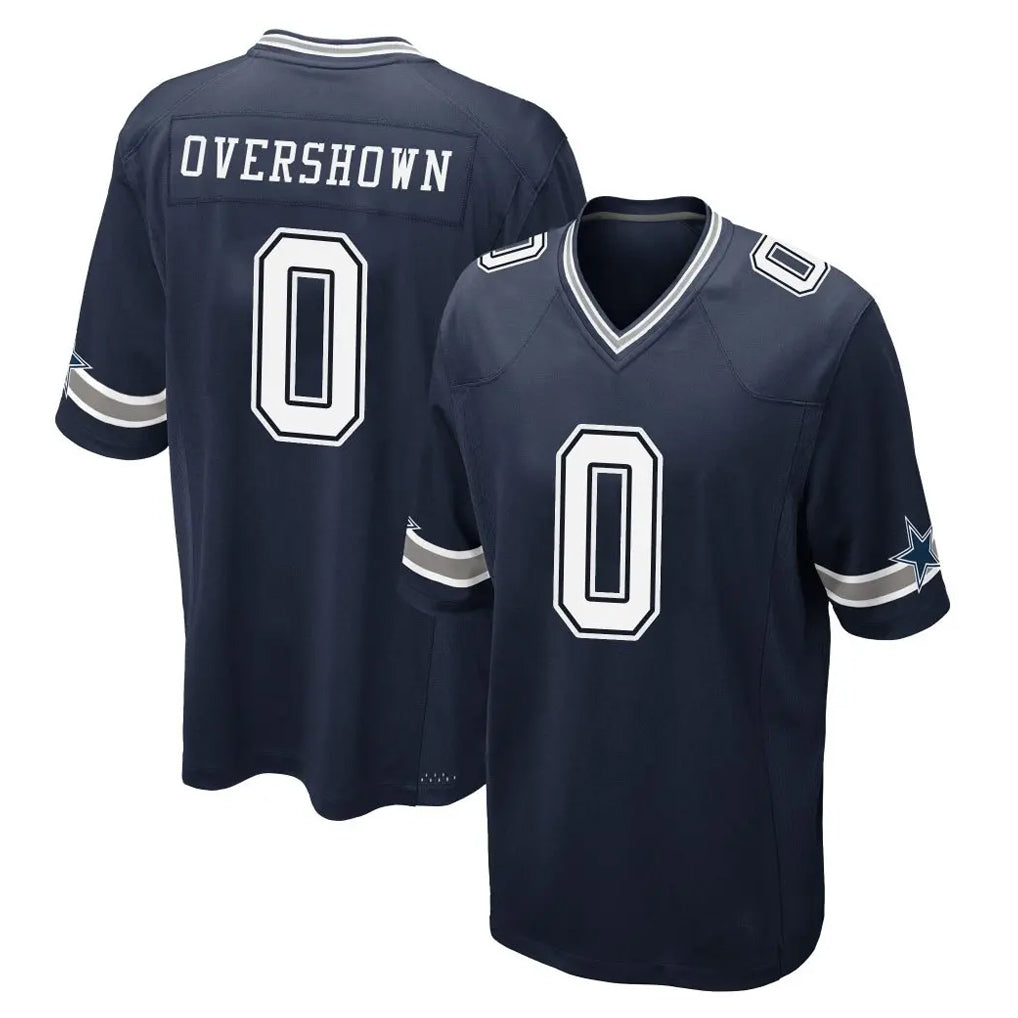 Crovyle D.Cowboys #0 DeMarvion Overshown Player Navy Home Game Stitched Jerseys