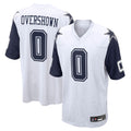 Crovyle D.Cowboys #0 DeMarvion Overshown Player White-Navy Home Game Stitched Jerseys