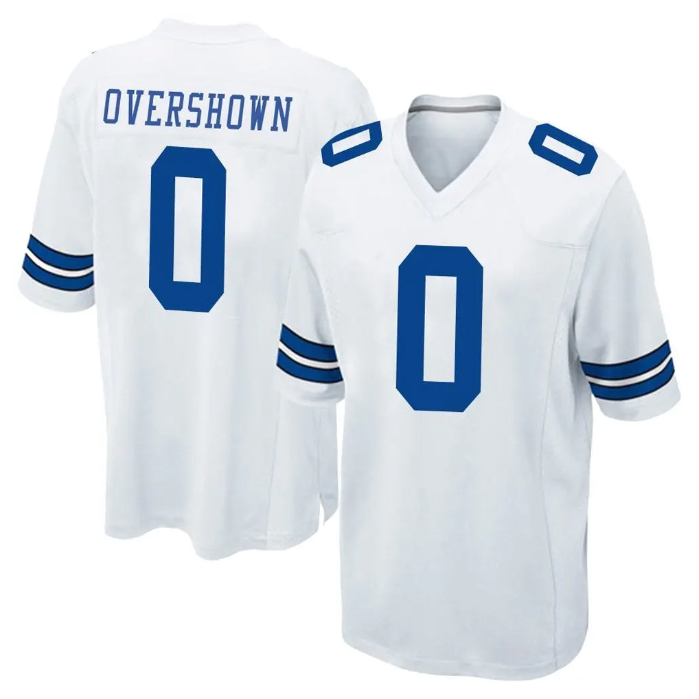 Crovyle D.Cowboys #0 DeMarvion Overshown Player White Home Game Stitched Jerseys