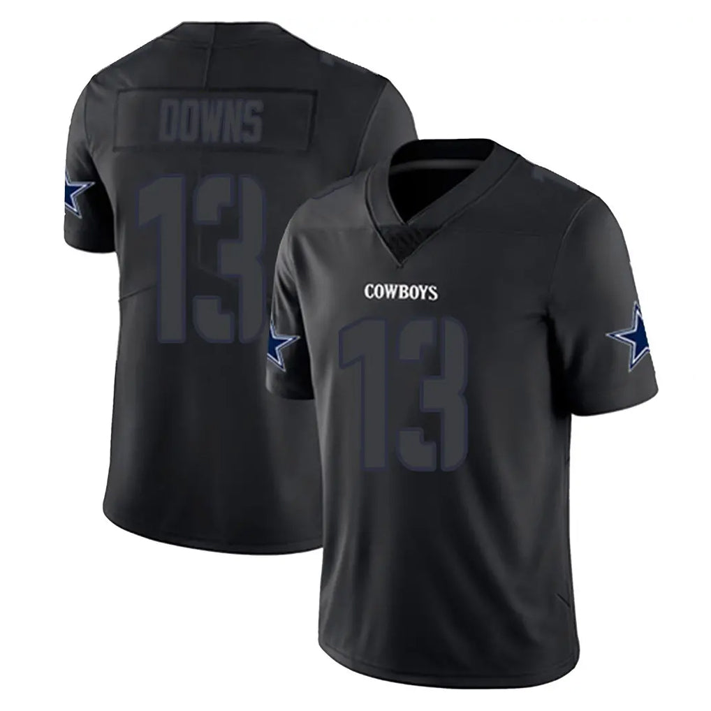Crovyle D.Cowboys #13 Caleb Downs Player Black Impact Limited Home Game Stitched Jerseys
