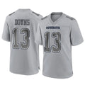 Crovyle D.Cowboys #13 Caleb Downs Player Gray Atmosphere Fashion Home Game Stitched Jerseys