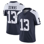 Crovyle D.Cowboys #13 Caleb Downs Player Navy-White Limited Alternate Vapor Untouchable Home Game Stitched Jerseys