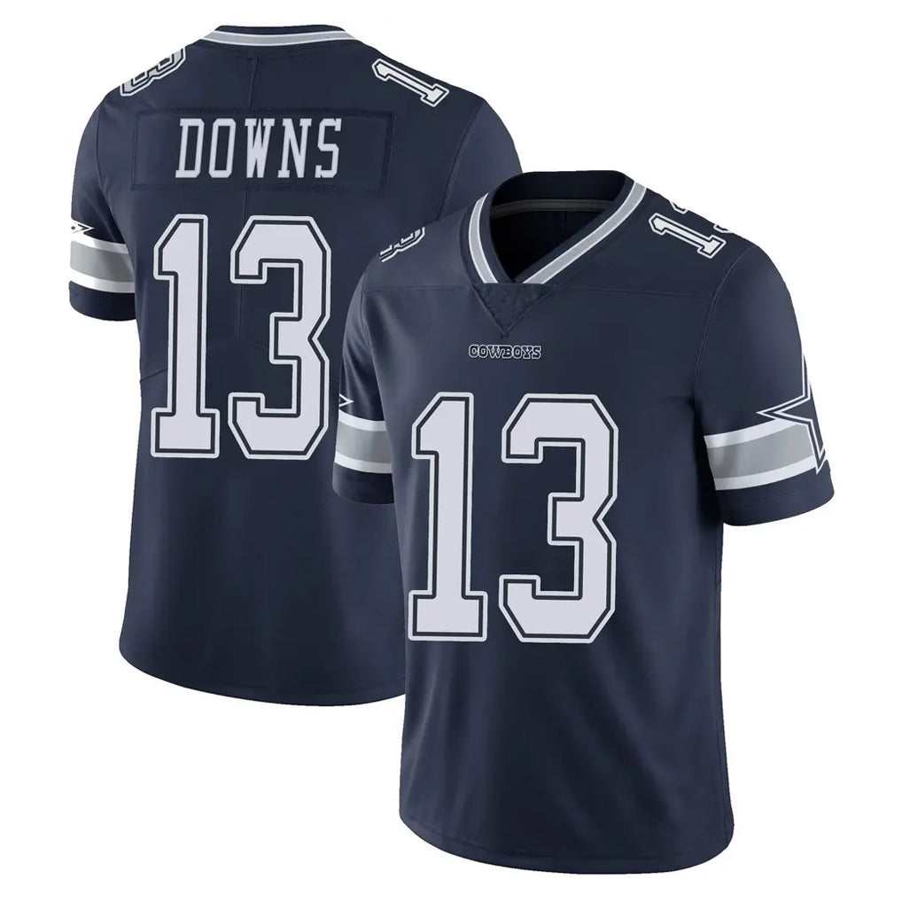 Crovyle D.Cowboys #13 Caleb Downs Player Navy Vapor Untouchable Limited Home Game Stitched Jerseys