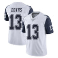Crovyle D.Cowboys #13 Caleb Downs Player White-Navy Limited Color Rush Vapor Untouchable Home Game Stitched Jerseys