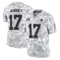 Crovyle D.Cowboys #17 Brandon Aubrey Player Arctic Camo Salute to Service Limited Home Game Stitched Jerseys