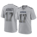 Crovyle D.Cowboys #17 Brandon Aubrey Player Gray Atmosphere Fashion Home Game Stitched Jerseys