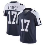 Crovyle D.Cowboys #17 Brandon Aubrey Player Navy-White Limited Alternate Vapor Untouchable Home Game Stitched Jerseys