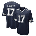 Crovyle D.Cowboys #17 Brandon Aubrey Player Navy Home Game Stitched Jerseys