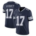 Crovyle D.Cowboys #17 Brandon Aubrey Player Navy Vapor Untouchable Limited Home Game Stitched Jerseys