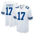 Crovyle D.Cowboys #17 Brandon Aubrey Player White Home Game Stitched Jerseys