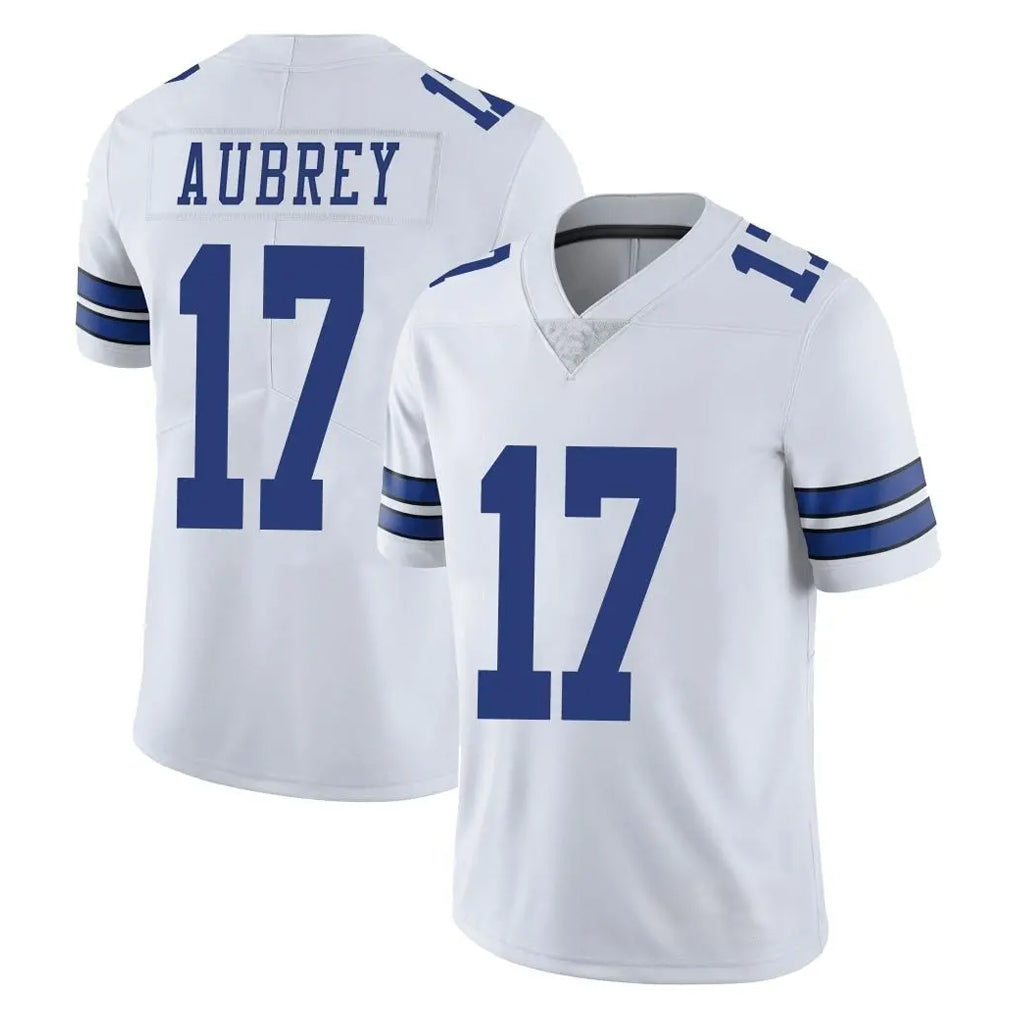 Crovyle D.Cowboys #17 Brandon Aubrey Player White Vapor Untouchable Limited Home Game Stitched Jerseys