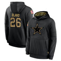 Crovyle D.Cowboys #26 DaRon Bland Player Black Salute to Service Pullover Hoodies Limited Stitched Jerseys