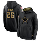 Crovyle D.Cowboys #26 DaRon Bland Player Black Salute to Service Pullover Hoodies Limited Stitched Jerseys