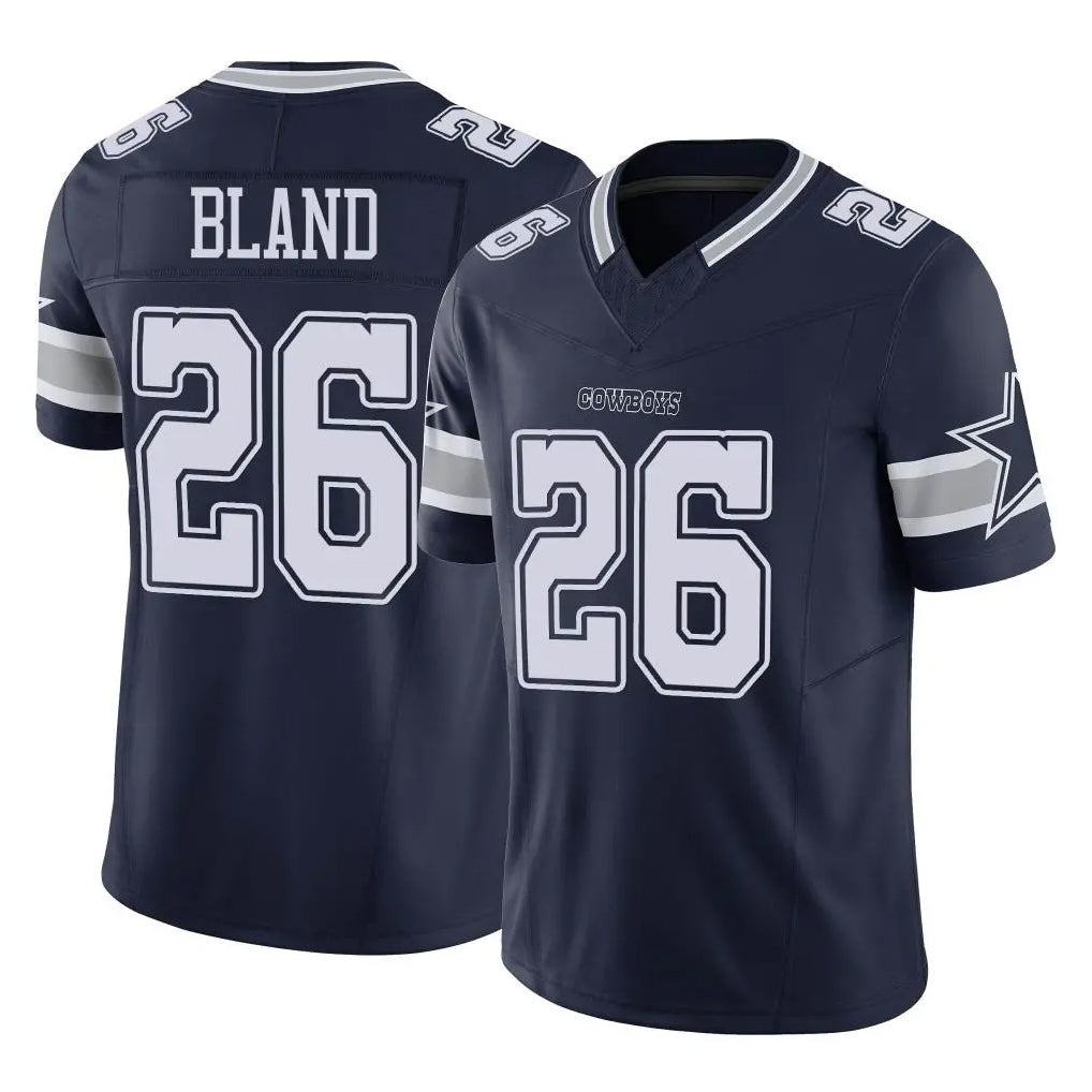 Crovyle D.Cowboys #26 DaRon Bland Player Navy Limited Vapor F.U.S.E. Home Game Stitched Jerseys