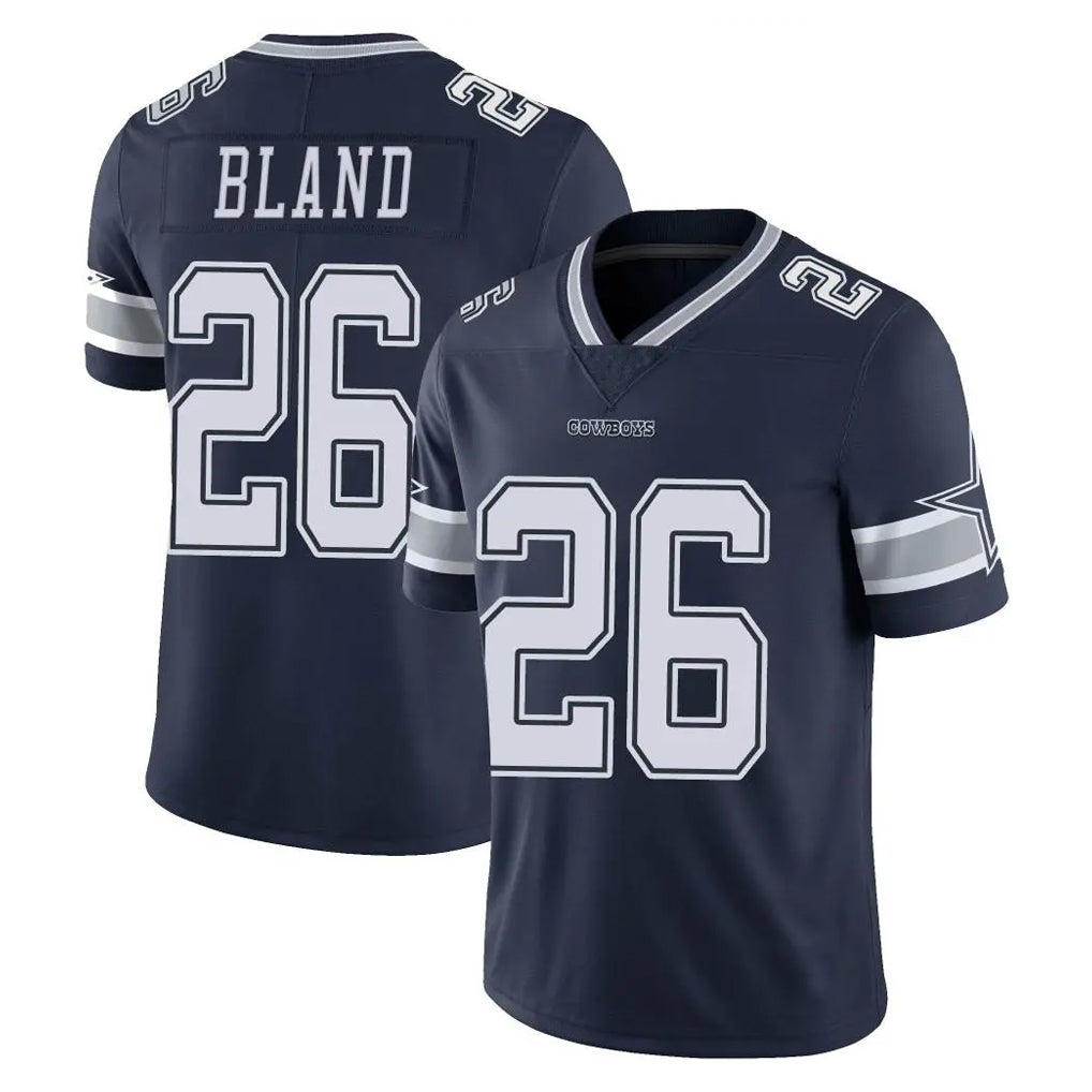 Crovyle D.Cowboys #26 DaRon Bland Player Navy Vapor Untouchable Limited Home Game Stitched Jerseys
