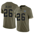 Crovyle D.Cowboys #26 DaRon Bland Player Olive Salute to Service Limited Game Stitched Jerseys