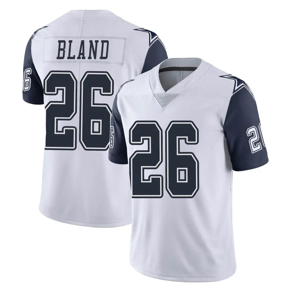 Crovyle D.Cowboys #26 DaRon Bland Player White-Navy Limited Color Rush Vapor Untouchable Home Game Stitched Jerseys