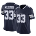 Crovyle D.Cowboys #33 Javonte Williams Player Navy Limited Vapor F.U.S.E. Home Game Stitched Jerseys