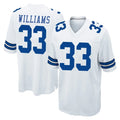 Crovyle D.Cowboys #33 Javonte Williams Player White Home Game Stitched Jerseys