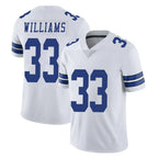 Crovyle D.Cowboys #33 Javonte Williams Player White Vapor Untouchable Limited Home Game Stitched Jerseys