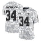 Crovyle D.Cowboys #34 Jalen Thompson Player Arctic Camo Salute to Service Limited Home Game Stitched Jerseys