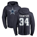 Crovyle D.Cowboys #34 Jalen Thompson Player Navy Pullover Hoodies Limited Stitched Jerseys