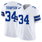 Crovyle D.Cowboys #34 Jalen Thompson Player White Limited Vapor F.U.S.E. Home Game Stitched Jerseys