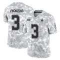 Crovyle D.Cowboys #3 George Pickens Player Arctic Camo Salute to Service Limited Home Game Stitched Jerseys