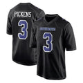 Crovyle D.Cowboys #3 George Pickens Player Carbon Black Fashion Home Game Stitched Jerseys