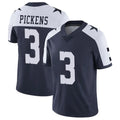 Crovyle D.Cowboys #3 George Pickens Player Navy-White Limited Alternate Vapor Untouchable Home Game Stitched Jerseys
