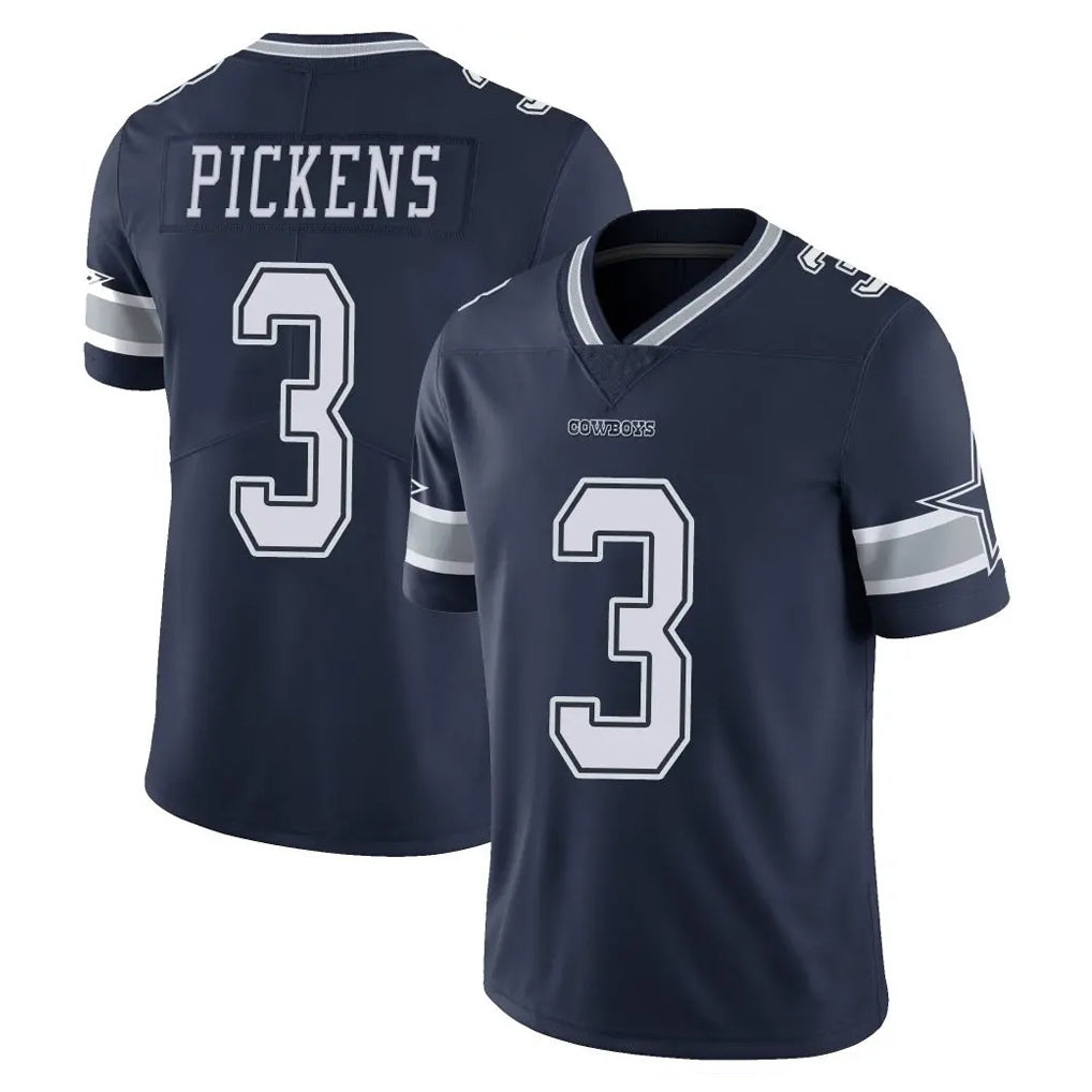 Crovyle D.Cowboys #3 George Pickens Player Navy Vapor Untouchable Limited Home Game Stitched Jerseys