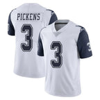 Crovyle D.Cowboys #3 George Pickens Player White-Navy Limited Color Rush Vapor Untouchable Home Game Stitched Jerseys