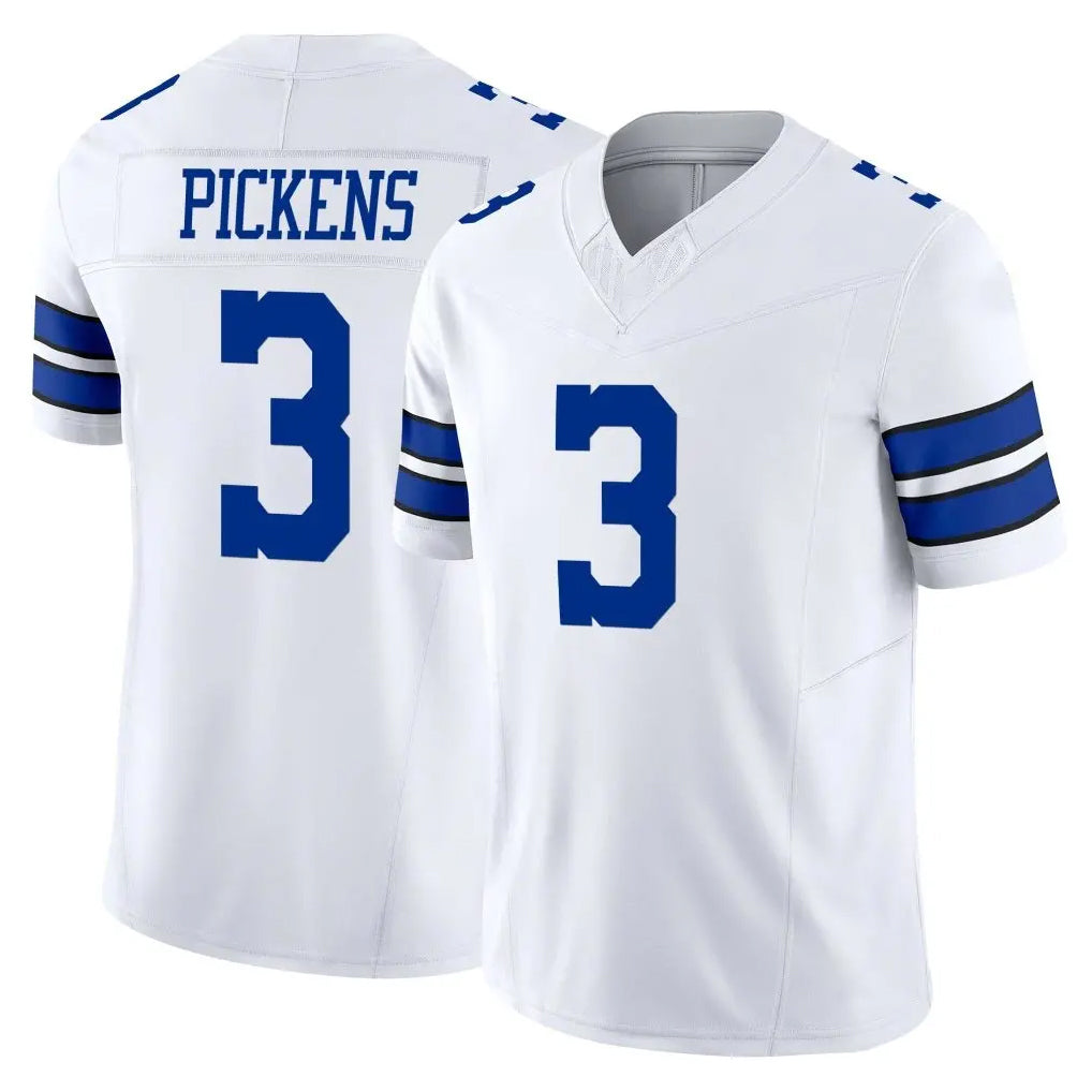 Crovyle D.Cowboys #3 George Pickens Player White Limited Vapor F.U.S.E. Home Game Stitched Jerseys