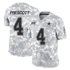 Crovyle D.Cowboys #4 Dak Prescott Player Arctic Camo Salute to Service Limited Home Game Stitched Jerseys