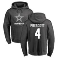 Crovyle D.Cowboys #4 Dak Prescott Player Ash One Color Pullover Hoodie Limited Stitched Jerseys