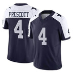 Crovyle D.Cowboys #4 Dak Prescott Player Navy-White Limited Alternate Vapor F.U.S.E. Home Game Stitched Jerseys