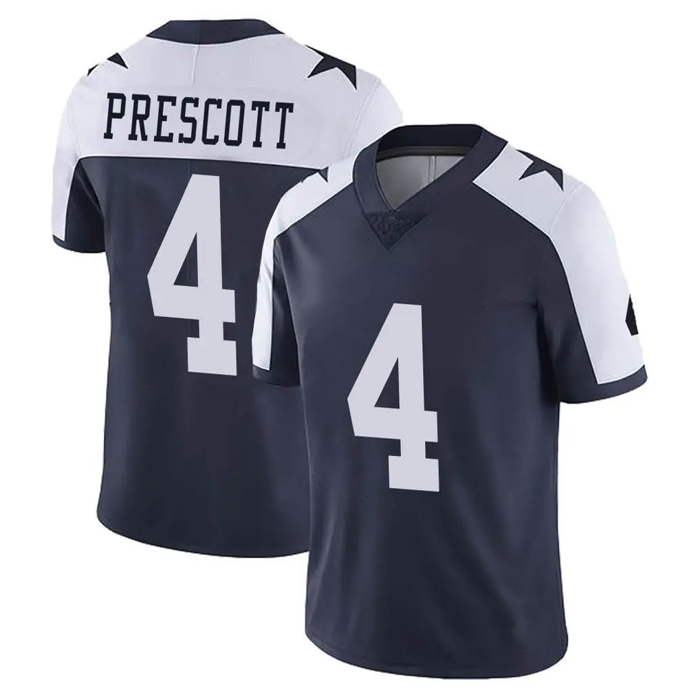 Crovyle D.Cowboys #4 Dak Prescott Player Navy-White Limited Alternate Vapor Untouchable Home Game Stitched Jerseys