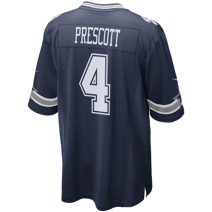 Crovyle D.Cowboys #4 Dak Prescott Player Navy Home Game Stitched Jerseys