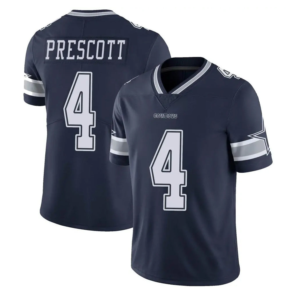 Crovyle D.Cowboys #4 Dak Prescott Player Navy Vapor Untouchable Limited Home Game Stitched Jerseys