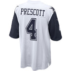 Crovyle D.Cowboys #4 Dak Prescott Player White Alternate Game Stitched Jerseys