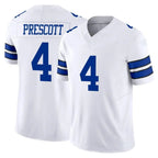 Crovyle D.Cowboys #4 Dak Prescott Player White Limited Vapor F.U.S.E. Home Game Stitched Jerseys