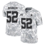 Crovyle D.Cowboys #52 Tyler Booker Player Arctic Camo Salute to Service Limited Home Game Stitched Jerseys