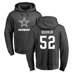 Crovyle D.Cowboys #52 Tyler Booker Player Ash One Color Pullover Hoodie Limited Stitched Jerseys